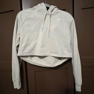 Large Gymshark Cropped Hoodie